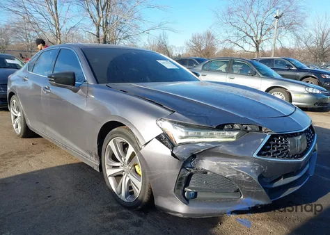 2021 Acura Tlx Advance Package from USA, damaged, VIN 19UUB5F6XMA005633